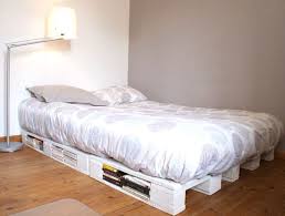 20 Brilliant Wooden Pallet Bed Frame Ideas For Your House Pallet Bed Frame Wooden Pallet Beds Diy Pallet Bed