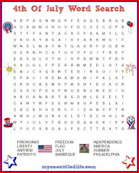 Get to the fireworks show maze. Free Printable 4th Of July Word Search