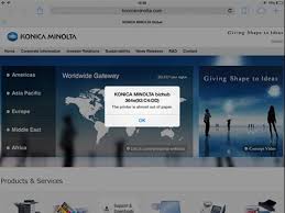 Konica minolta bizhub c3350 driver and software free downloads Apple Air Print Konica Minolta