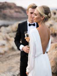 Sometimes simple designs are the most divine, and a silk wedding dress is no exception. Pin By Joana L On To Be Wed Wedding Dress Flowy Chic Brides Wedding Dress Long Sleeve