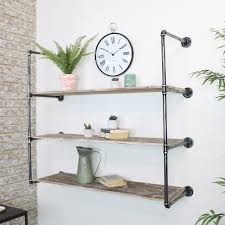 Caring for metal objects is part of cci's preventive conservation guidelines for collections online resource. Extra Large Industrial Wall Shelving Unit Rustic Shelf Storage Kitchen Pipe Ebay
