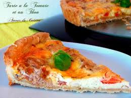 Tarte Au Thon Et Tomates Amour De Cuisine Recette Tarte Au Thon Tarte Tomate Tarte