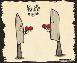 Knife Fight Brainless Tales Funny Puns Jokes Pics Cute Puns