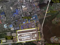 Progress Made on Mirim Parade Training Ground: Paving of Roads and Interior  Areas | 38 North: Informed Analysis of North Korea