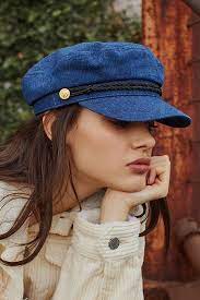 Denim Captain Hat Hats For Women Outfits With Hats Best Winter Hats