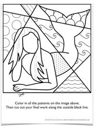 Pop roy lichtenstein pop art coloring pages for adults. Pop Art Mermaid Coloring Pages Unicorn Coloring Pages Writing Prompts Included