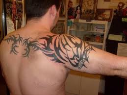 (update july 5, monday) hello tattoo lovers! Shoulder Back Tribal Tattoos