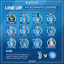 Alle 18.30 si assegna il primo titolo stagionale del calcio italiano: Juventus Napoli Le Formazioni Ufficiali Ancelotti Sceglie Mario Rui Zielinski E Mertens Ilnapolista