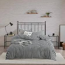 Black And White Striped Duvet Cover King Pin On Cute Bedroom Ideas