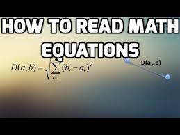 How To Read Math Equations Equations Mathematics Reading