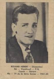 1951-52 Laval Dairy QSHL Hockey Eddie Robertson #103 Ottawa EX