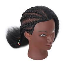 Amazon.com: ZOMOI 16" Mannequin Head 100% Human Hair Hairdresser Training  Braiding Styling Manikin Cosmetology Makeup Manican Doll Display Practice  with Stand(Black 16inch A) : Beauty & Personal Care