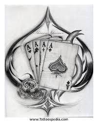 Posted by 8 hours ago. 4 Aces Tattoo Designs 2 Tattoospedia Cool Tattoo Design Ideas Ace Tattoo Card Tattoo Designs Poker Tattoo