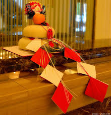 Japanese New Year Decoration Kagamimochi Japanese New Year New Years Decorations Japanese