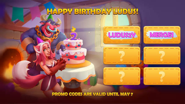🔥 Day 2 — new gifts are here! 🔥 📌 Today's promo code: MERGE1 Redeem code  in Ludus or on our website: https://game.ludus-app.com/site/promocodes  Don't forget to check back tomorrow — another promo