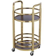 Free shipping in selected areas and no sales tax! Wine Serving Cart Titanium Serving Trolley Dining Room Serving Carts Double Deck Wood Round Service Car Factory Customization Buy Tea Serving Carts Titanium Serving Trolley Dining Room Serving Carts Product On Alibaba Com