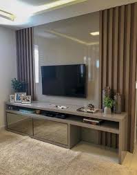 Home Theater Planejado Quarto Casal 49 Ideas Casal Home Ideas Planejado Quarto Theater In 2020 Living Room Tv Unit Designs Living Room Tv Unit Living Room Tv
