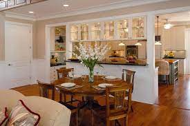 Creative Half Wall Room Divider Designs Kitchen Dining Room Combo Living Room Dining Room Combo Modern Kitchen Living Room