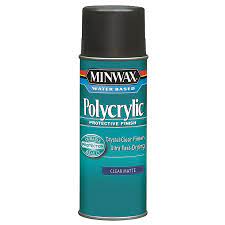 Minwax Polycrylic Clear Matte Water Based Polyurethane Aerosol Spray 11 5 Oz In The Sealers Department At Lowes Com