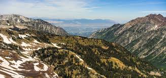 Salt Lake Valley From Snowbird Tram Lake Valley Snowbird