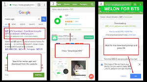 melon for android melon for bts
