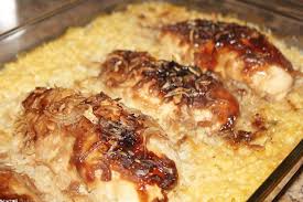 Forgotten Chicken Recipe Main Dishes With Boneless Skinless Chicken Breasts Minute Rice Onion Soup Mix Cream Of Ch Forgotten Chicken Chicken Recipes Recipes