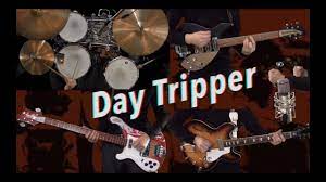 Day Tripper Instrumental Cover Guitars Bass Drums And Tambourine Guitar Drums Drum Lessons