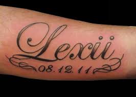 5 kids name tattoos on the forearms. Cool Name Tattoo Ideas Examples Design Press