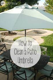 To clean my patio umbrella. How To Clean Your Patio Umbrella