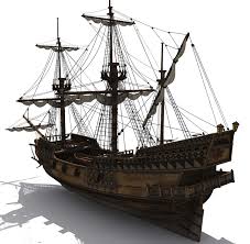 Golden Hind 3d Model Model Ships 3d Model Wooden Ship
