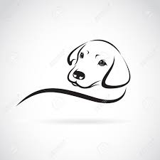 Vector Image Of An Dog Labrador On White Background Stock Vector 43181905 Dog Drawing Simple Dog Tattoo Art Logo