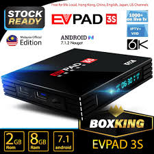 Indian population living in malaysia can access indian tv channels from all the major languages like tamil, hindi, telugu, malayalam, punjabi, gujarati, etc all the major indian tv channels from many languages can be watched online on yupptv website or app through live streaming. Datz Evpad 3s Android Streaming Tv Box 2gb 8gb Live Channel Malaysia Edition Shopee Malaysia