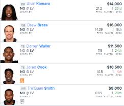 Jayson tatum recaps his rookie role in tonights game 2 of the nba playoffs. Dfs Nfl Fanduel Monday Night Showdown Lineup No Lv 9 21 20 Sports Chat Place