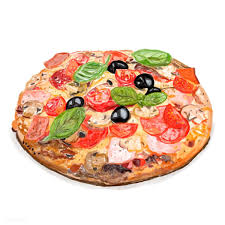 It's so much easier to edit a menu than it is to start from scratch. Hand Drawn Italian Pizza Watercolor Style Illyustracii Edy Fud Art Risunki Edy