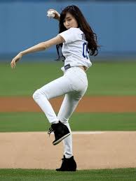 Hwang S First Pitch Baseball Girls Snsd Poses