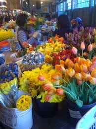 Crowd of people making their way around pike place market downtown, shopping for seafood, flowers, etc. Pike Flower Market Picture Of Seattle Washington Tripadvisor