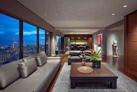 An impressive spiral staircase is the central focus of the penthouse creating a sense of urban opulence. Interior Design Photos From Around The World Luxury Apartment Interior Design Luxury Apartments Interior Apartment Interior