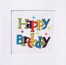 An elegant small design with flowers that you can decorate your home or make greeting cards and other crafts. Birthday Cross Stitch Card Kit Many Different Designs 4 99 Cross Stitch Cards Cross Stitch Cross Stitch Designs