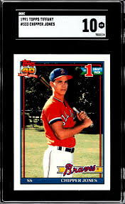 How to check baseball card value. Chipper Jones Rookie Card Top 3 Cards Value And Investment Outlook