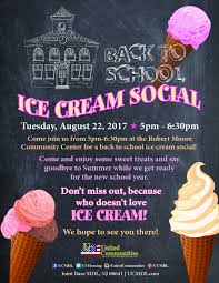 Especially when they look as adorable as this particular ice cream social block modern ice cream parlor flyer. Back To School Ice Cream Social A New School Year Begins