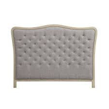 Tête de lit capitonnée eros. Tete De Lit Capitonnee 140 160 Cm En Frene Gris Et Tissu Gris Chambray Josephine Tetes De Lit 2 Personnes Interior S