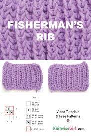 Using video and photo tutorials, learn how to knit step by step through repetition. How To Knit Fisherman S Rib English And Continental Style Knitwise Girl