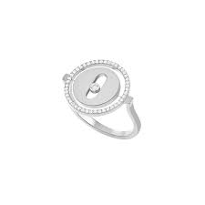 Here women at messika share what international. Messika White Gold Ring With Diamonds Lucky Move 5605mk07470 Wg Pere Quera 1887