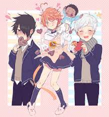 【 the promised neverland ray x reader 】 ever since you were little, you've been living at the grace field tomori is with the trio emma ray and norman and the other kids being took care in the. Fanart Anime The Promised Neverland Fanart Fanart 2020