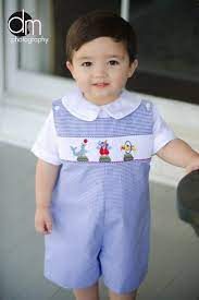 Smocked Auctions Little Boy Outfits Baby Boy Outfits Kids Nightwear