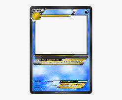 Create personalized greeting free printable pokemon card template with free card maker.send your best wishes when you create your own personalized greeting cards with one of our free greeting card design templates. Pokemon Blank Card Template Mega Pokemon Card Template Free Transparent Png Download Pngkey
