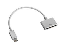 4xem 4x830pinacbl White 8 Pin To 30 Pin Lightning Cable Adapter For Iphone 5 Ipod Touch Ipod Nano Ipad Mini Newegg Com