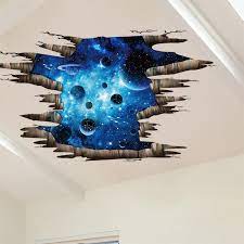 Maybe you would like to learn more about one of these? Home Decor 3d Outer Space Wall Stickers Home Decor Mural Art Removable Galaxy Wall Decal Uk Wall Decals Stickers