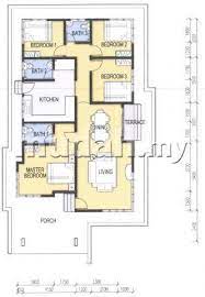 Pakej berlian floor plans home decor home. Plan Rumah 4 Bilik Setingkat Inspirasi Dekorasi Rumah