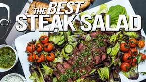 We found the marinade/dressing a little strong for both, so we just cut it in half. The Best Steak Salad I Ve Ever Made Sam The Cooking Guy 4k Youtube